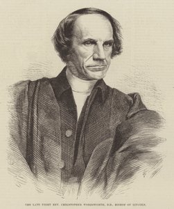 De overleden Zeer Eerwaarde Christopher Wordsworth, DD, Bisschop van Lincoln door English School