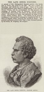 De overleden Senor Fortuny, Spaanse kunstenaar door English School