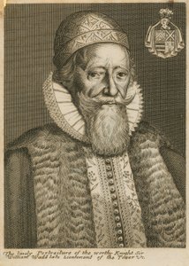 Het levendige portret van de waardige ridder Sir William Wadd