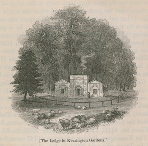 De lodge in Kensington Gardens