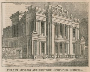 Het nieuwe Literaire en Wetenschappelijke Instituut, Islington, Londen door English School