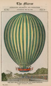 De nieuwe grote Montgolfier, of rookballon