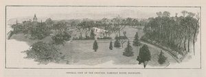 Het nieuwe openbare park in Highgate: algemeen overzicht van de gronden, Fairseat House, Highgate door English School