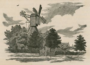 De oude molen op Wimbledon Common