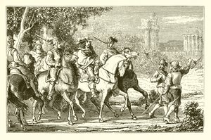 De prinsen naar Vincennes geleid door English School