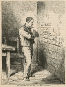 De gevangene in zijn cel en de vijf stappen door English School