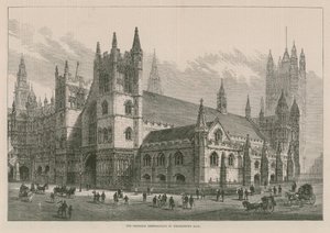 Het voorgestelde herstel van Westminster Hall door English School