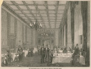 De verfrissingsruimte in het Lagerhuis door English School