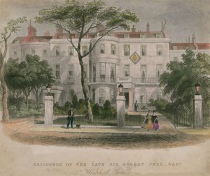 De residentie van wijlen Sir Robert Peel