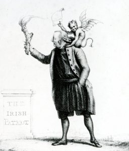 De zeer eerwaarde vrijwilliger B van D, gepubliceerd door Richard Morton Paye, 1784 door English School