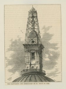 De steigers en het observatorium van St Paul