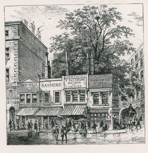De boom op de hoek van Wood Street, Londen
