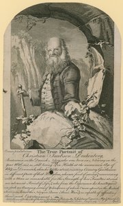 Het ware portret van Christian Jacobsen Drakenberg door English School