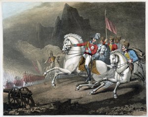 De overwinningen van de hertog van Wellington (van de platen van R. Westall), Londen, uitgegeven door Thomas Davidson