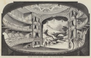 Theatre Royal, Adelphi, Londen door English School