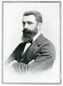 Theodor Herzl (1860-1904) door English School