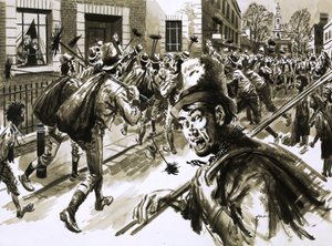 Theodore Hooke neemt wraak op een vrouw in een rustige straat in Londen door English School