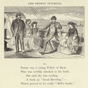 Er was een jonge Fellow uit Ryde (gravure) door English School