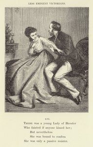 Er was een jonge dame uit Bicester (gravure) door English School