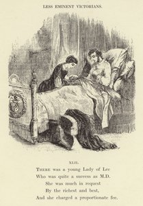 Er was een jonge Lady of Lee (gravure) door English School