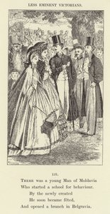 Er was een jonge man uit Moldavië (gravure) door English School