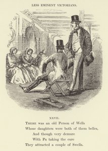 Er was een oude Persoon van Wells (gravure)