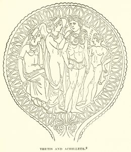 Thetis en Achilleus door English School