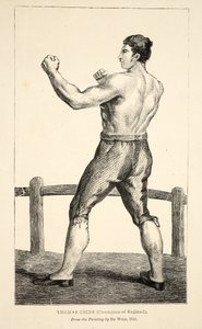 Thomas Cribb, Kampioen van Engeland, naar het schilderij van De Wild door English School
