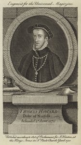 Thomas Howard, Hertog van Norfolk, onthoofd 2 juni 1572 door English School