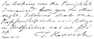 Thomas Kerrich door English School