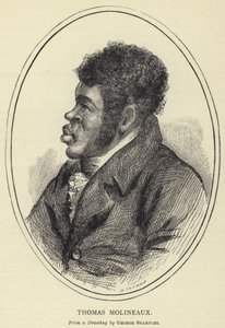 Thomas Molineaux, naar een tekening van George Sharples door English School
