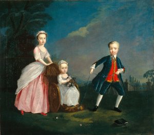 Drie Kinderen in een Park