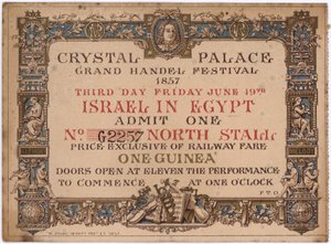 Ticket voor Israel in Egypte door English School