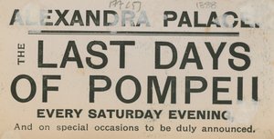 Ticket voor De Laatste Dagen van Pompeii in het Alexandra Palace