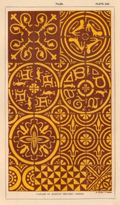 Tegels (kleurenlitho) door English School