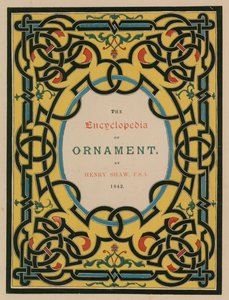 Titelpagina. Illustratie voor De Encyclopedie van Ornamenten door English School