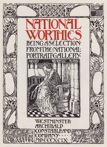 Titelpagina illustratie voor National Worthies uit de National Portrait Gallery door English School