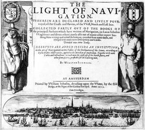Titelpagina voor The Light of Navigation door William Iohnson, gepubliceerd 1612