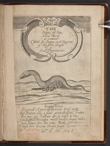 Titelpagina van The Ages of sin, or, Sinnes birth & growth door English School
