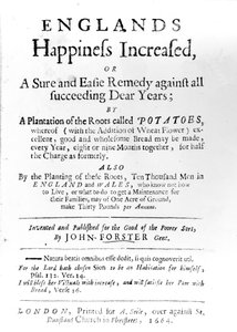 Titelpagina van Englands Happiness Increased door John Forster, gepubliceerd in 1664 door English School
