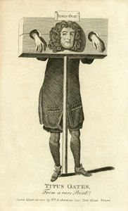 Titus Oates, schandpaal door English School