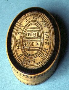 Tabaksdoos, 1712