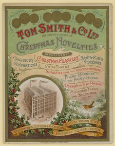 Tom Smith & Co Ltd, Kerstnoviteiten, Kerstcrackers, Brochureomslag door English School