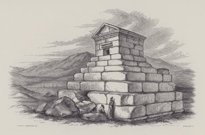 Graf van Cyrus (gravure) door English School