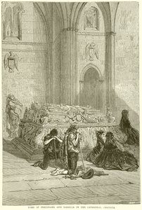 Graf van Ferdinand en Isabella in de kathedraal van Granada