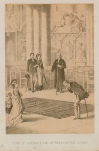Graf van Livingstone in Westminster Abbey door English School