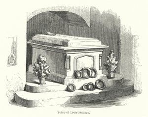 Graf van Louis Philippe (gravure) door English School