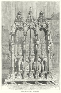 Graf van St Sebald, Neurenberg (gravure) door English School