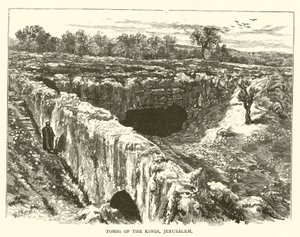 Graven van de Koningen, Jeruzalem (gravure) door English School