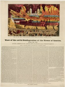 Brand in de Tower of London, 1841